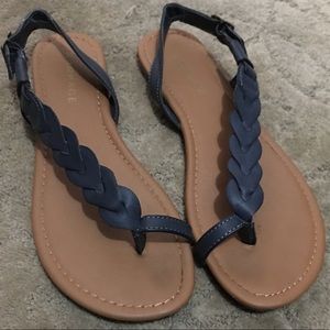 Leather Braided Sandals
